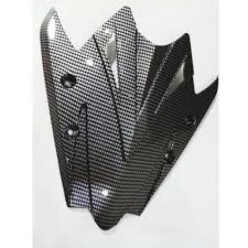 Visor wind shield aerox 155 carbonfiber & Silver Plated